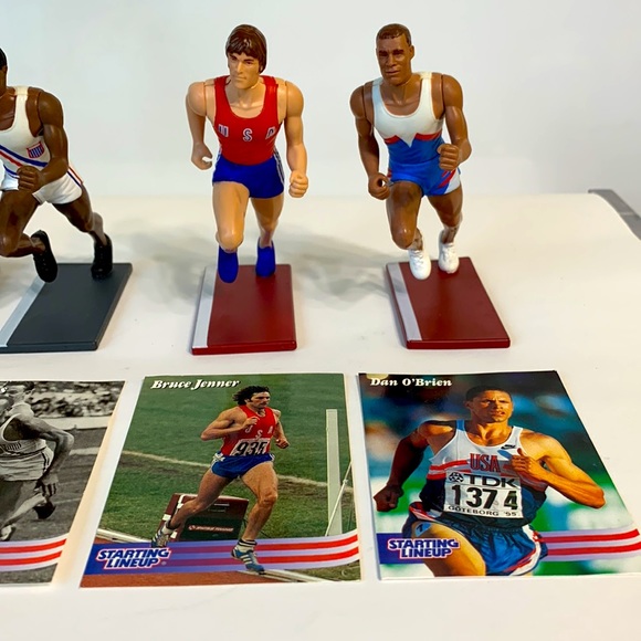 Olympic figurine w card Mattel vintage - Picture 5 of 15